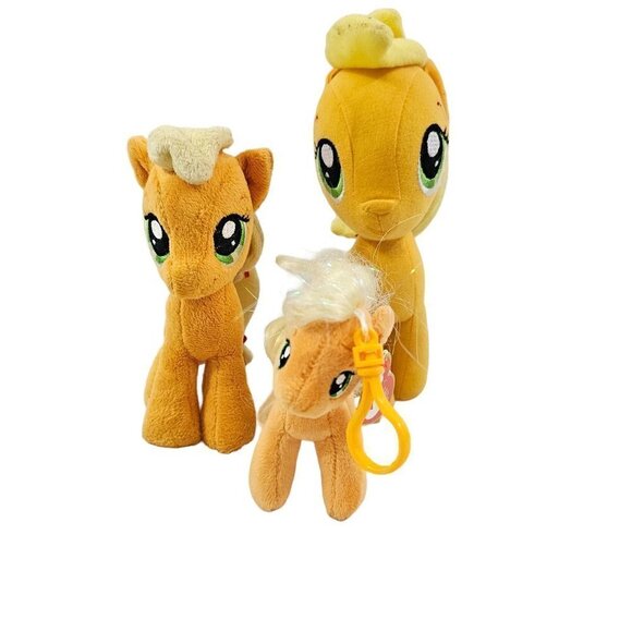 My Little Pony & TY Sparkle Apple Jacks Pony - Lot of 3 Ponies – Plush - Picture 1 of 16